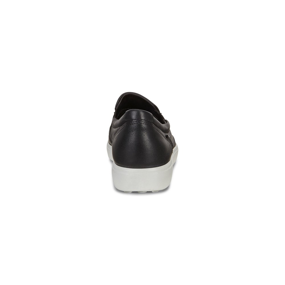Womens Sneakers - ECCO Soft 7 - Black - 1580QPVDX